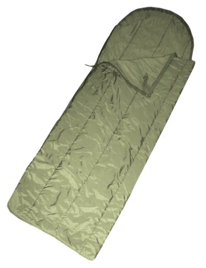 Original British Army Military GB Sleeping Bag OD Green Warm Weather Used