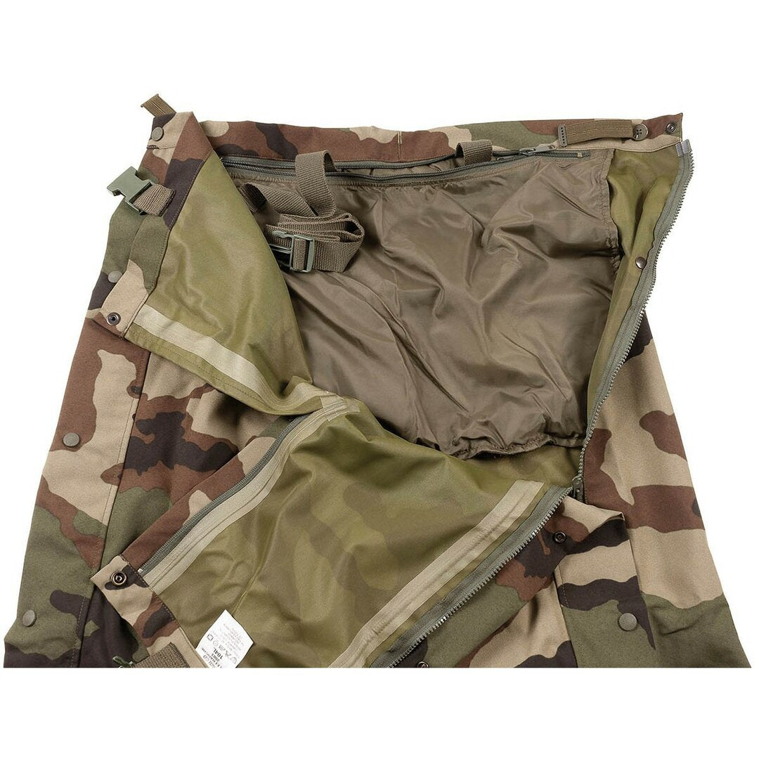 Original French Army Military Rain Waterproof Pants CCE Camo 3Layer Laminate New