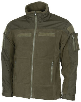 Army Jacket Combat Lining Tactical Military Fleece SoftShell Breathable OD Green