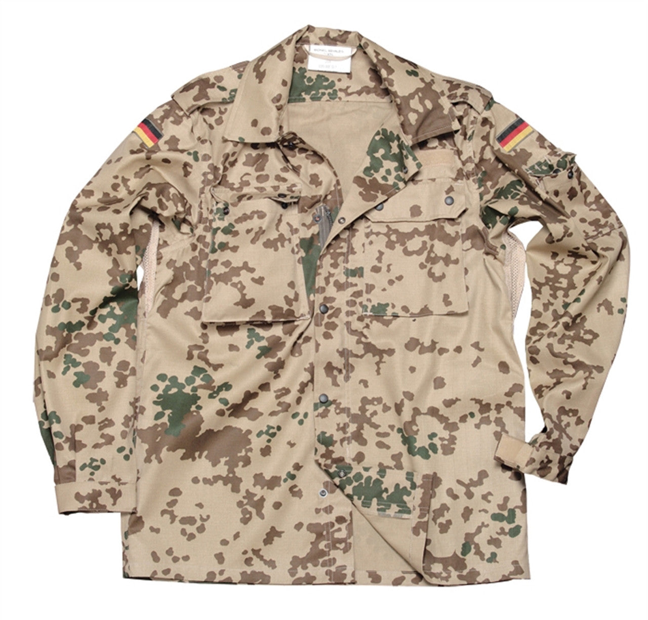 Original German Army Field Jacket Desert Tropic Combat Bundeswehr Camo Used