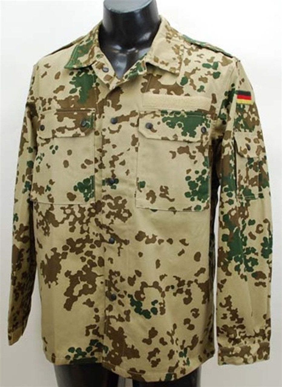 Original German Army Field Jacket Desert Tropic Combat Bundeswehr Camo Used