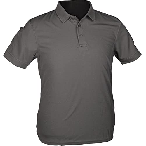 Mil-Tec Men’s Quickdry Polo Shirt Tactical Lightweight Military Style