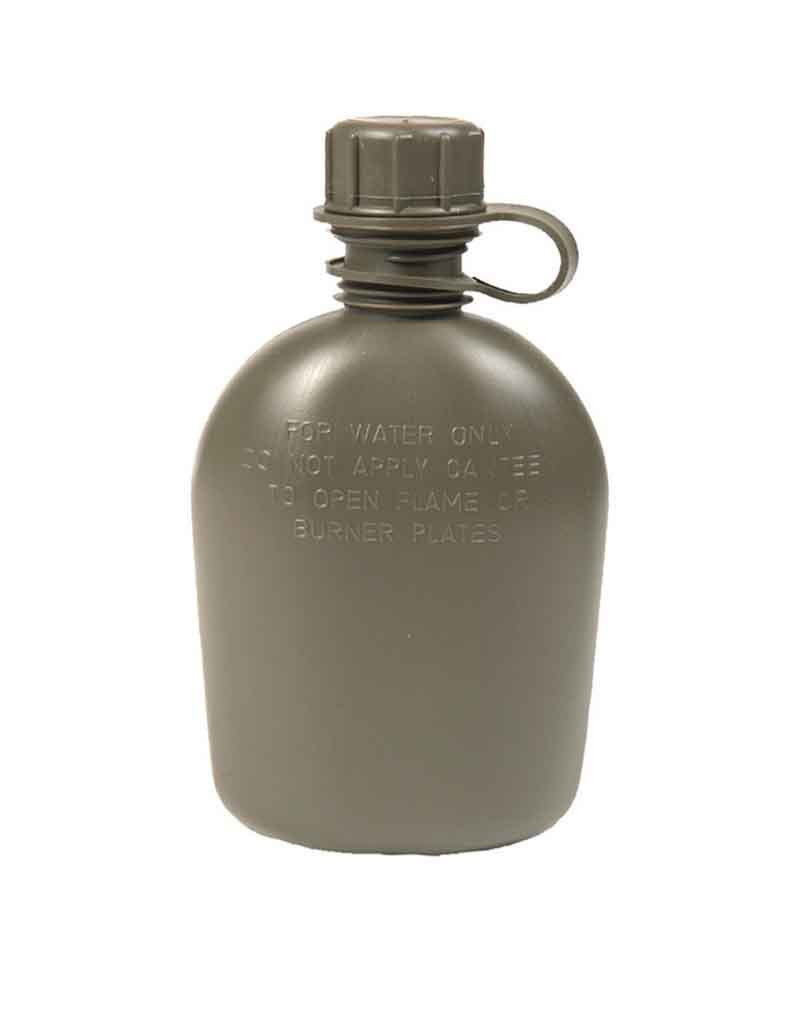 Mil-Tec US Orig.1qt Plast.cant.without Cover Olive