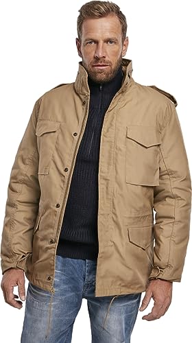 Brandit Individual Wear M-65 Classic Field Jacket for Man - Water-Repellent, with Removable Inner Jacket and Collar Hood