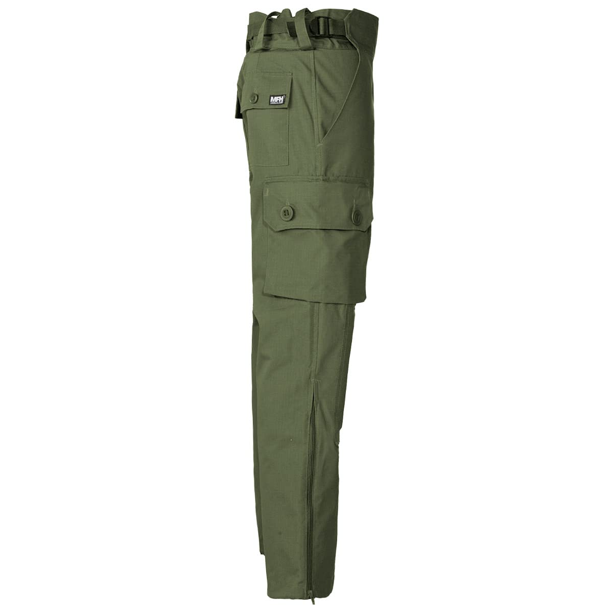 MFH Men's Commando Trousers Smock Ripstop OD Green Size 3XL
