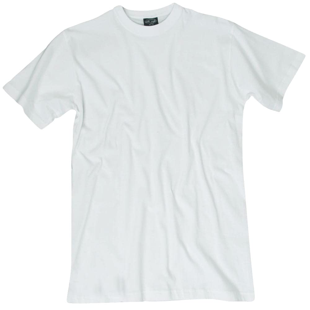 Mil-Tec U.S. Military Style Cotton Short Sleeve T-Shirt (White)