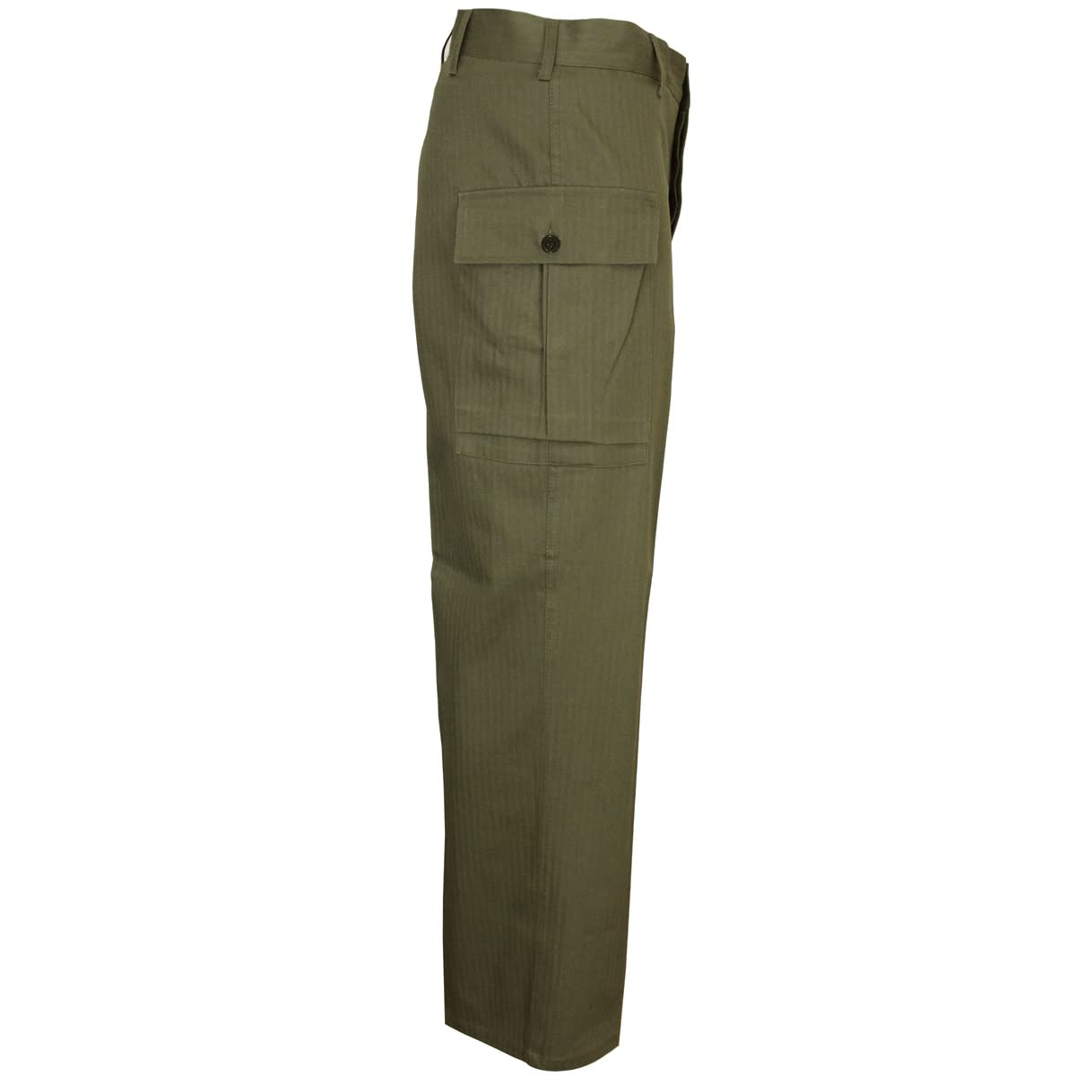 US HBT OD7 Trousers - Military Outdoor Pants Herringbone Twill 100% Cotton