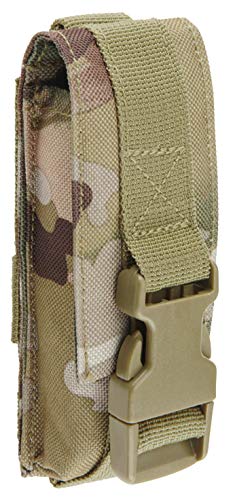 Brandit MOLLE Multi Pouch – Medium, Tactical Camo, Utility Accessory Bag