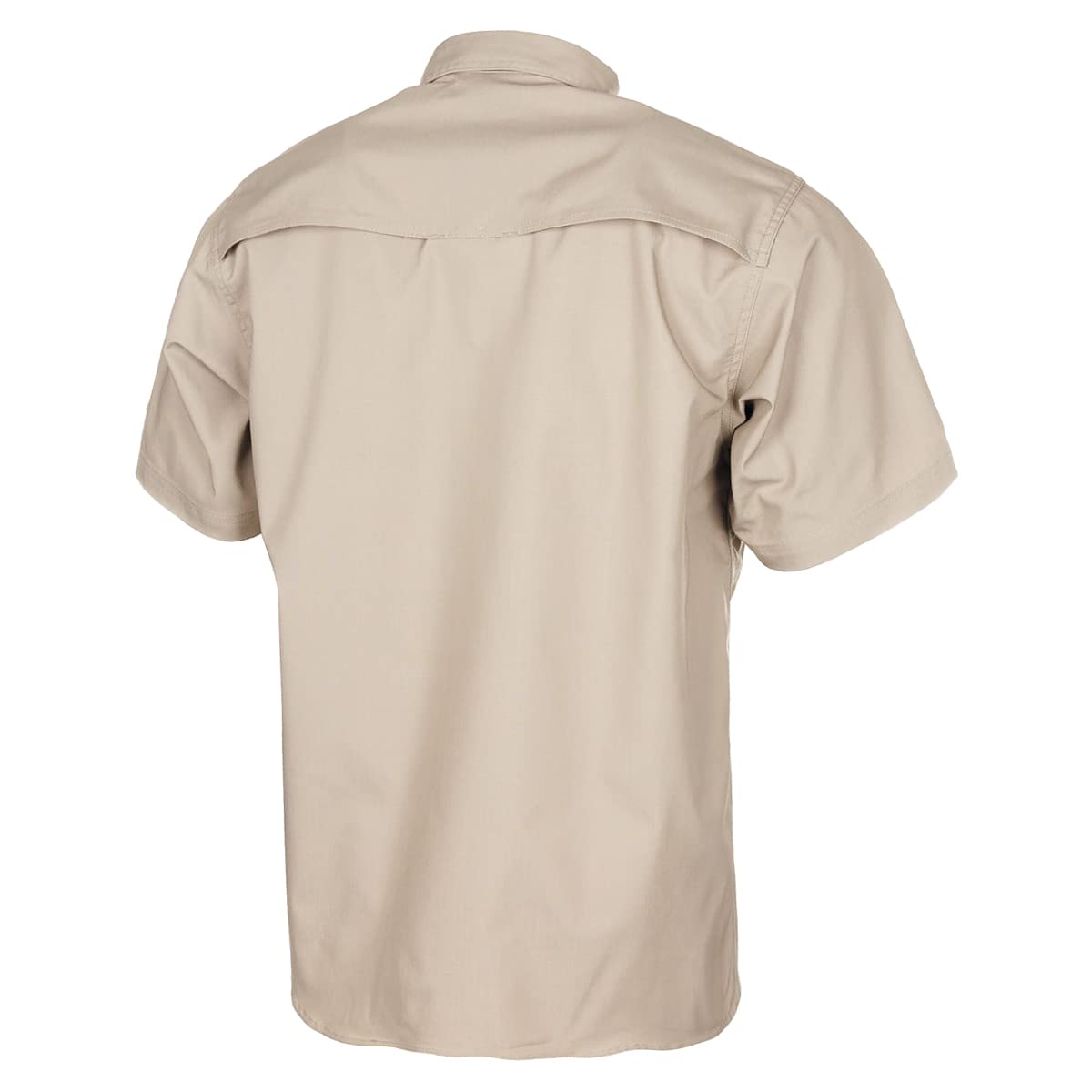 MFH Men's Short Sleeved Teflon Coated Ripstop Attack Shirt Khaki