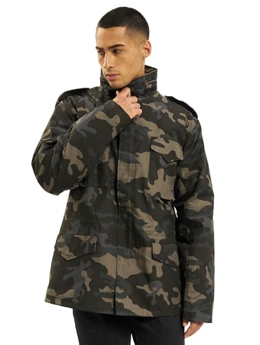 Brandit Individual Wear M-65 Classic Field Jacket for Man - Water-Repellent, with Removable Inner Jacket and Collar Hood