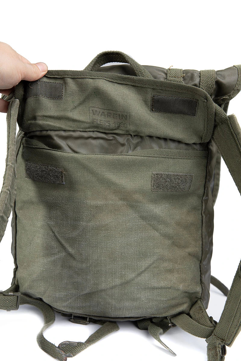 Authentic Vintage French Small F1 Military Backpack Rugged Durable Surplus Used