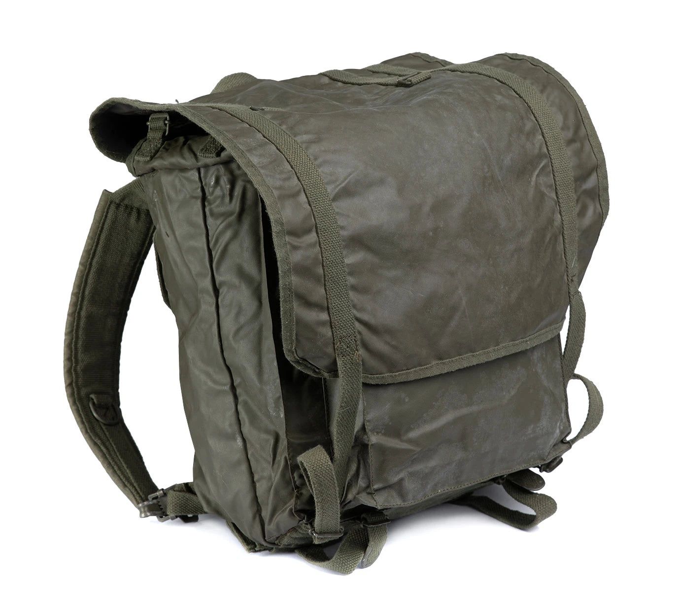 Authentic Vintage French Small F1 Military Backpack Rugged Durable Surplus Used