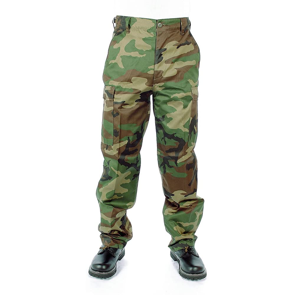 Mil-Tec BDU Field Pants (Woodland Camo, XX-Large)