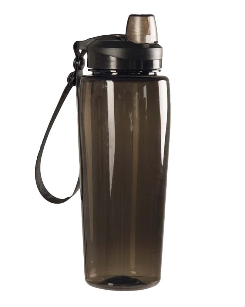 Mil-Tec Transparent Black Water Bottle