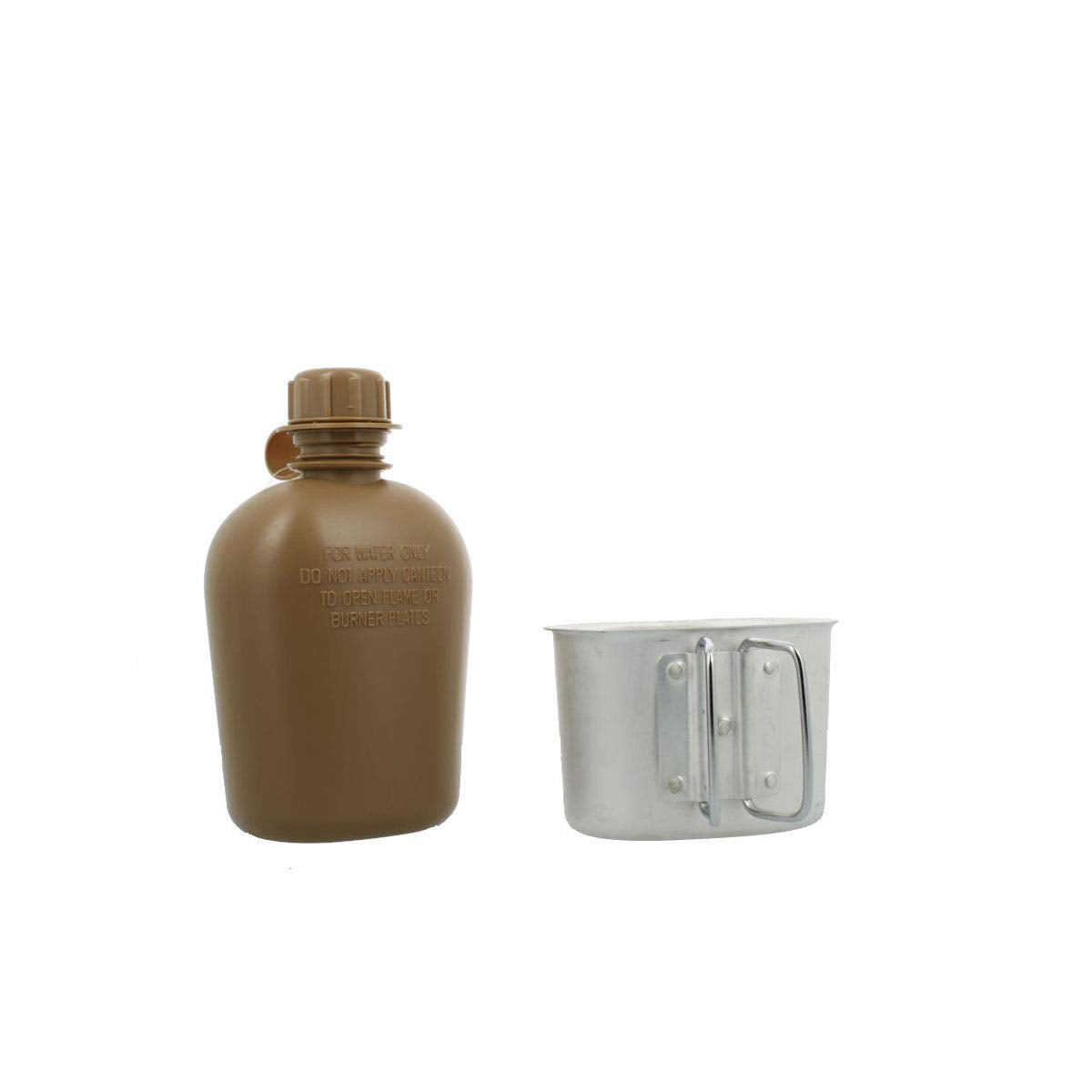 Mil-Tec Coyo.us Plastic Canteen with Cup and Cover Coyote