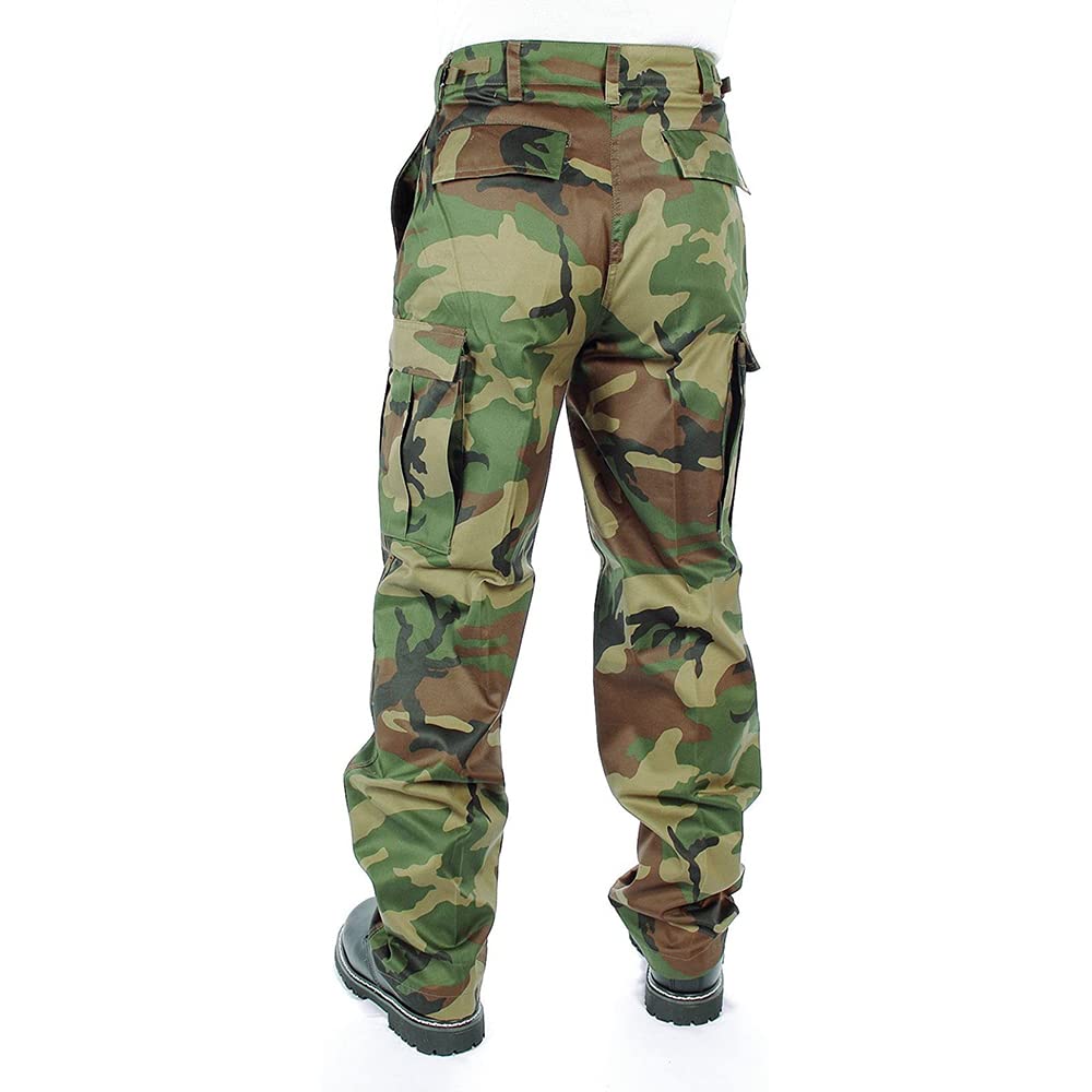 Mil-Tec BDU Field Pants (Woodland Camo, XX-Large)