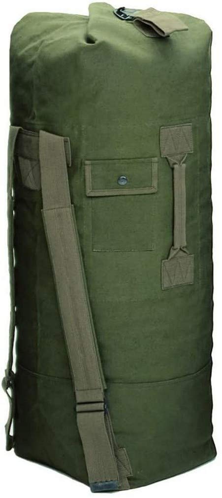 Mil-Tec US Cotton Double Strap Duffle Bag 75L Olive