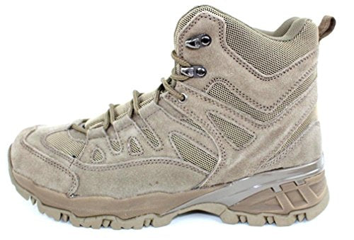 Mil-Tec Men’s Retro Backpacking Boots Black Tactical Outdoor Hiking