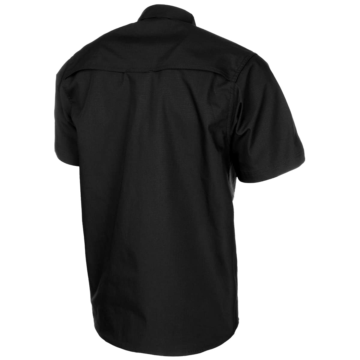 MFH Men's Short Sleeved Teflon Coated Ripstop Attack Shirt Black