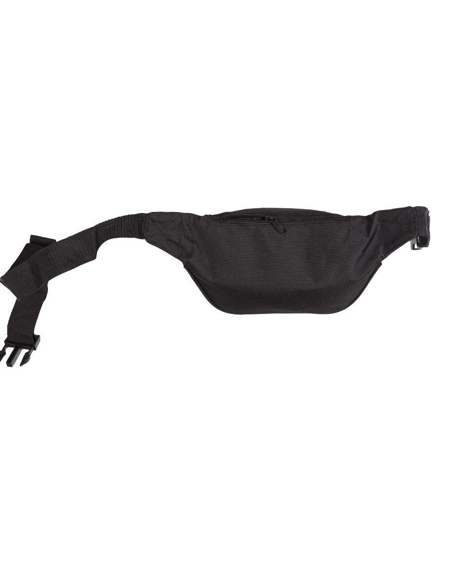 Black Canvas Waist Bag