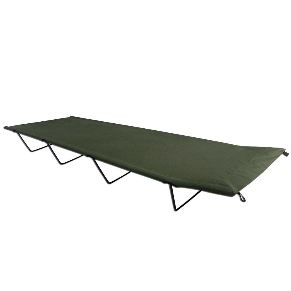 Mil-Tec Field Cot Detachable Olive – Portable Camping Bed with Steel Frame
