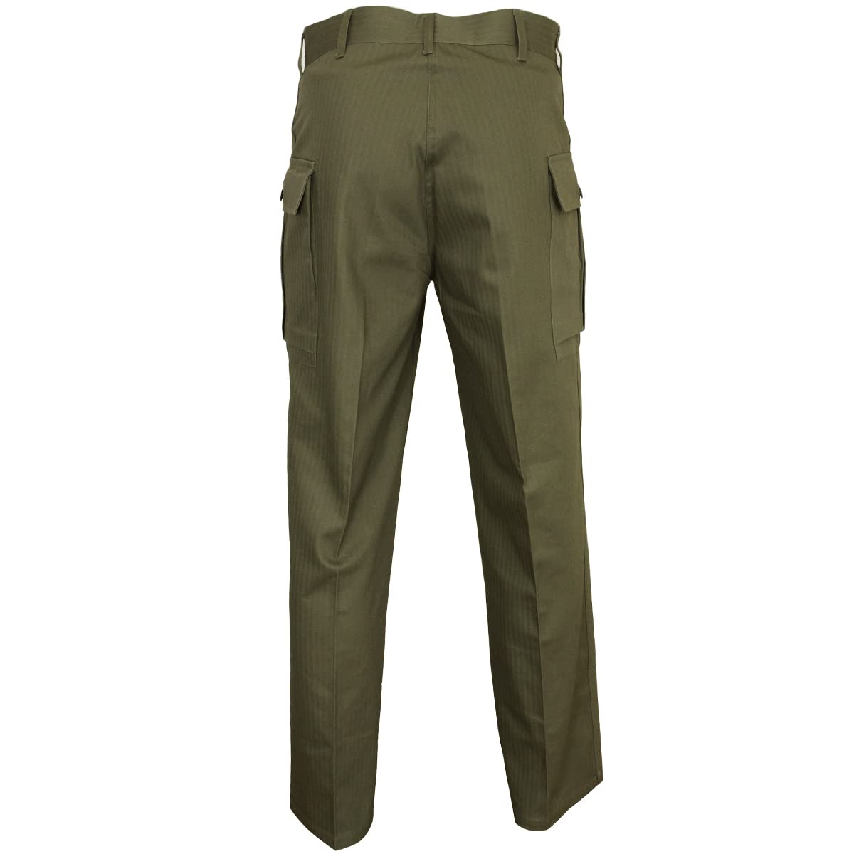 US HBT OD7 Trousers - Military Outdoor Pants Herringbone Twill 100% Cotton