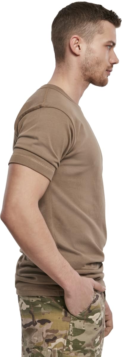 Brandit Men's BW T-Shirt Beige Size 9