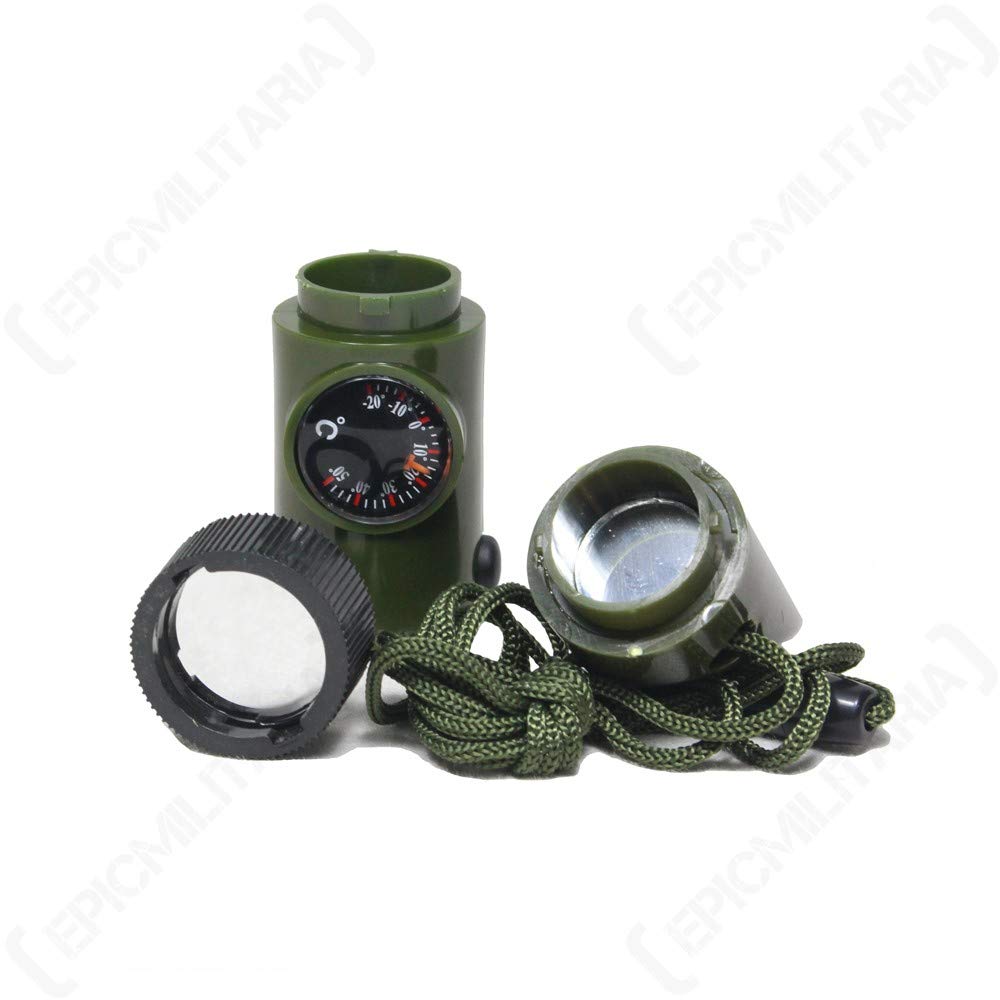 Mil-Tec Tactical Signalling Whistle (Olive)