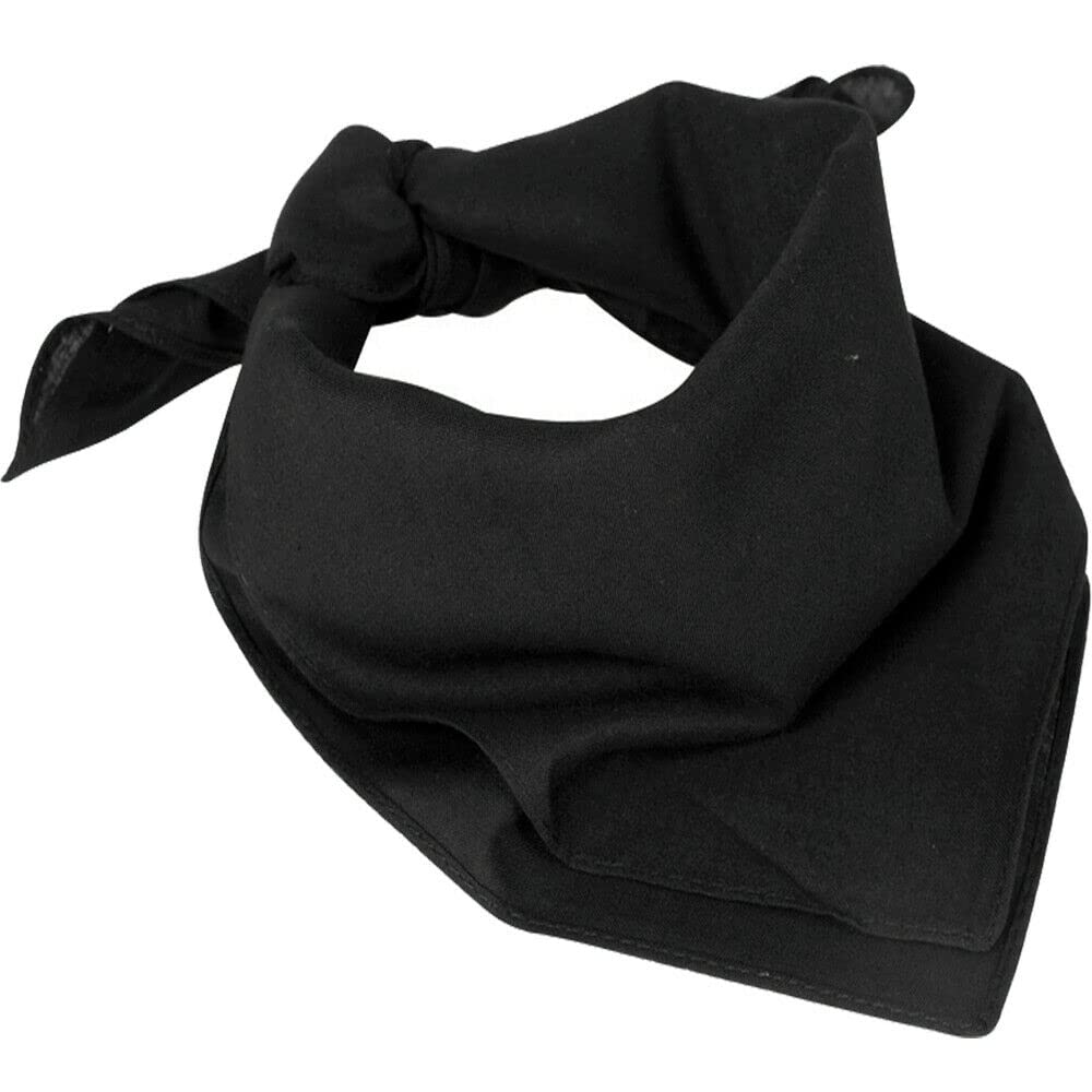 100% Cotton Black Bandana