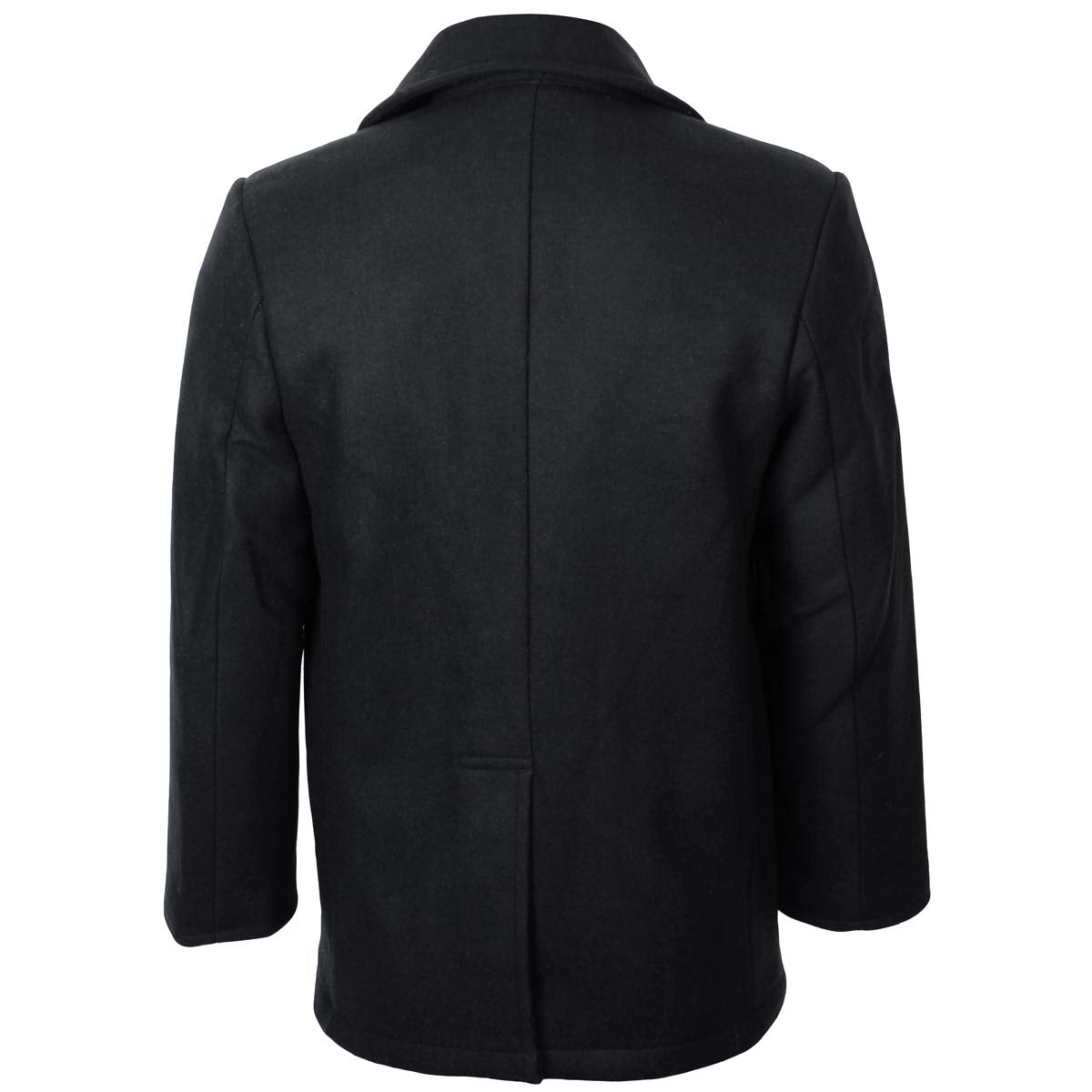 Mil-Tec US Navy Pea Coat (Black, 37-38 inch)