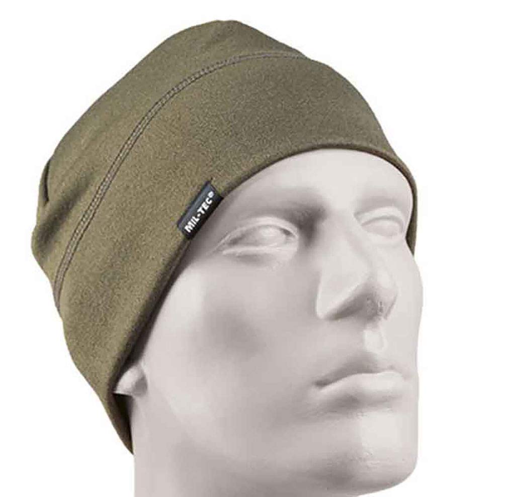 Mil-Tec Lightweight Cold Weather Soft Fleece Beanie (Olive Drab)