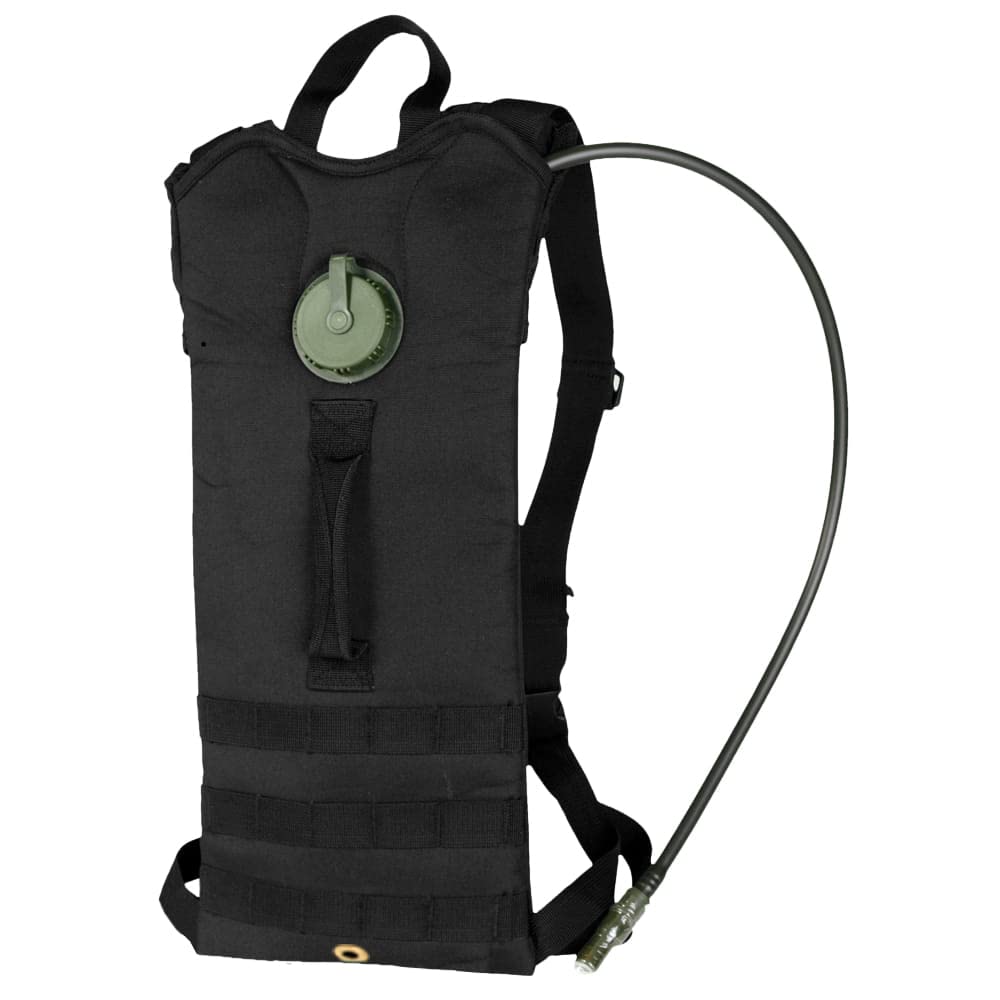 Army Patrol Hydration Backpack Water Bladder MOLLE Webbing Airsoft Hiking Black