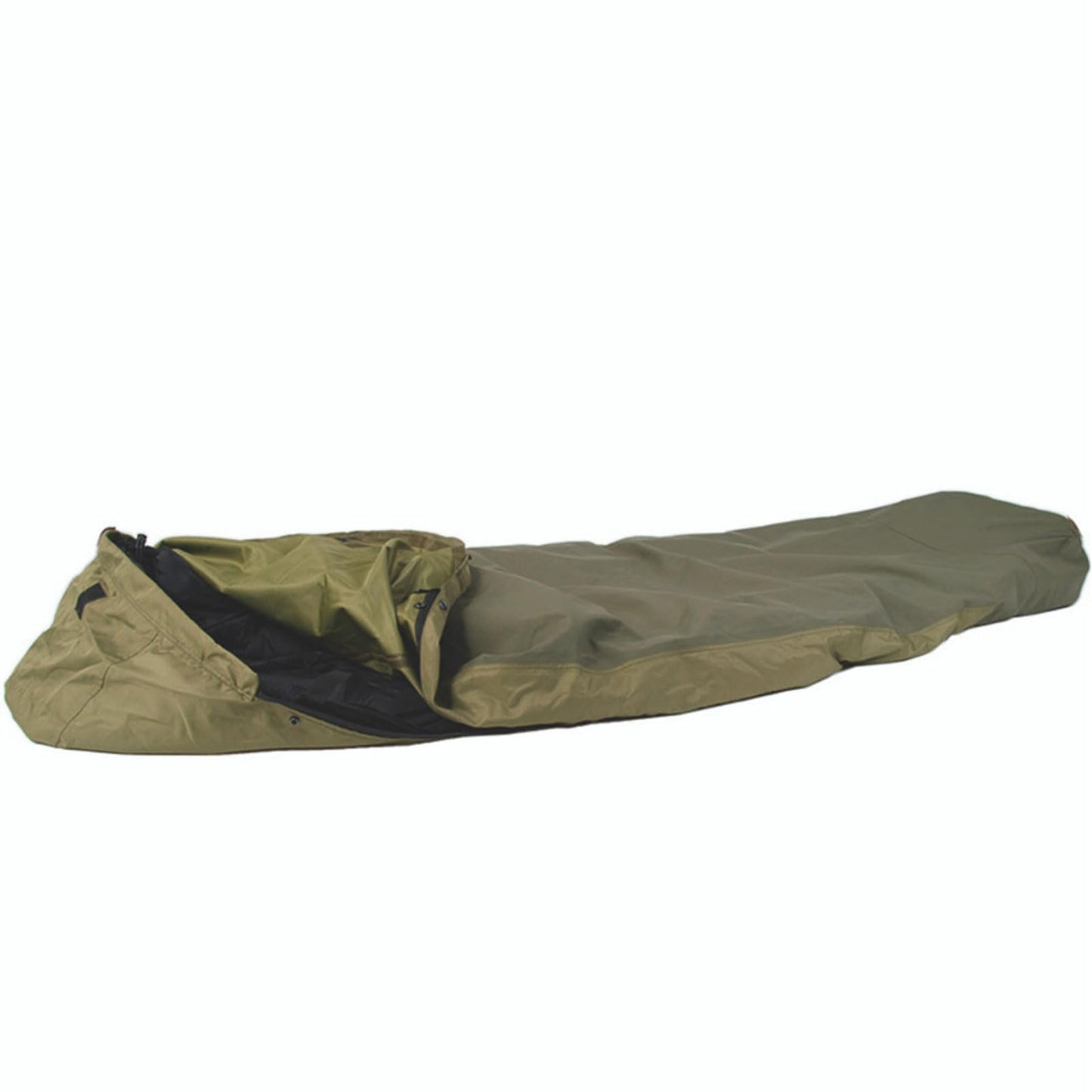 Mil-Tec Trilaminate Durable Waterproof Lightweight Breathable Tactical Outdoor Camping Hiking Generous Cut Sleeping Bag Cover with Zip Closure | Suitable for Various Sleeping Bags