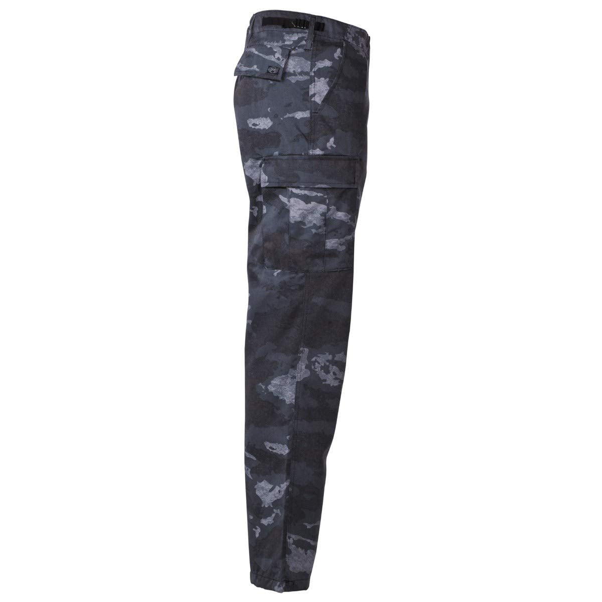 MFH Men's US BDU Combat Trousers HDT Camo LE