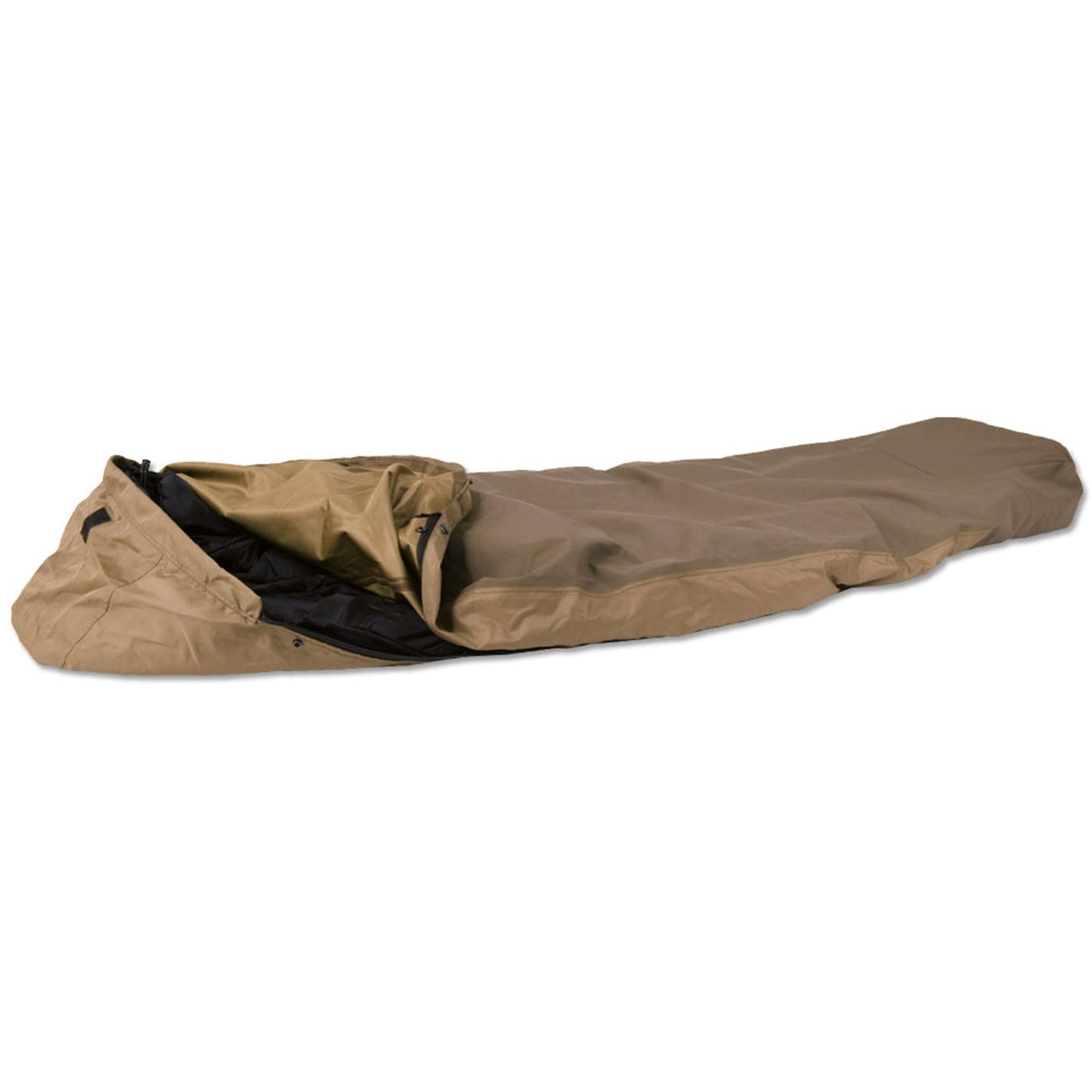 Mil-Tec Trilaminate Durable Waterproof Lightweight Breathable Tactical Outdoor Camping Hiking Generous Cut Sleeping Bag Cover with Zip Closure | Suitable for Various Sleeping Bags