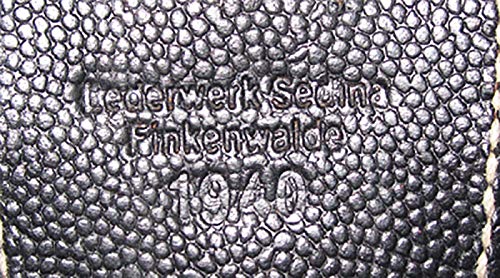 Epic Militaria Replica WW2 German K98 Triple Ammo Pouches - Black Stitched Front