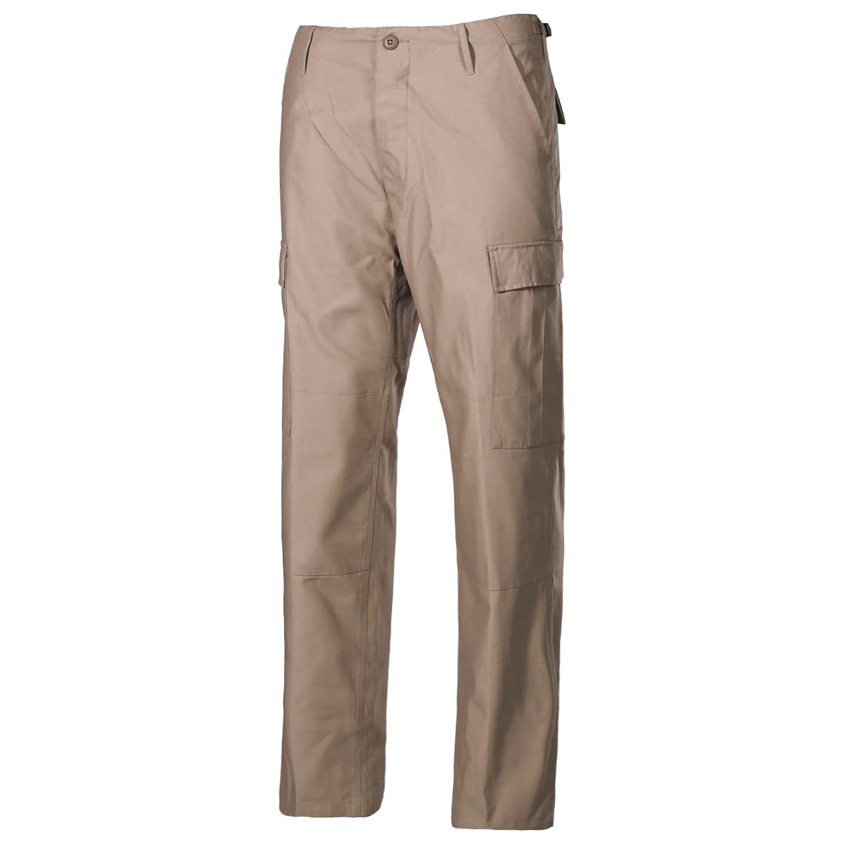 MFH BDU Reinforced Combat Trousers – Khaki Military Cargo Pants