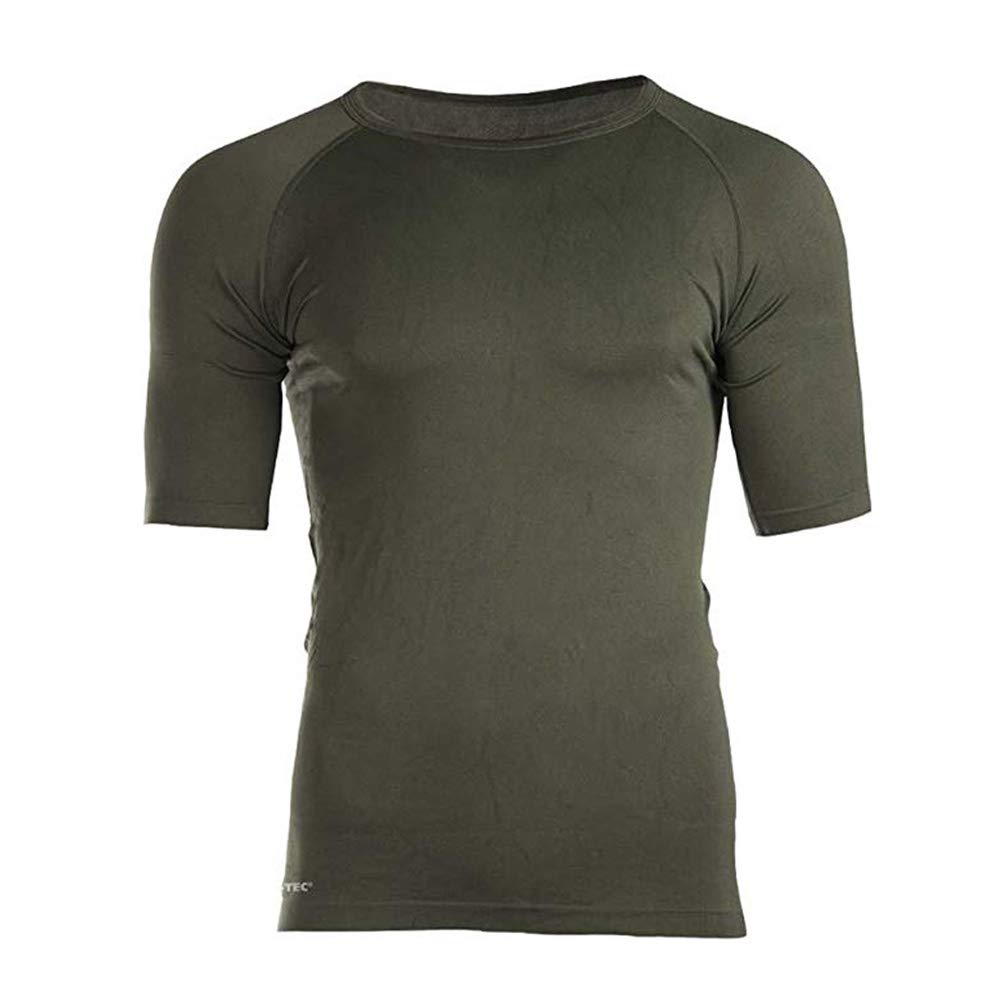 Miltec Sports Easy-Care T-Shirt (Large - X-Large, Olive)