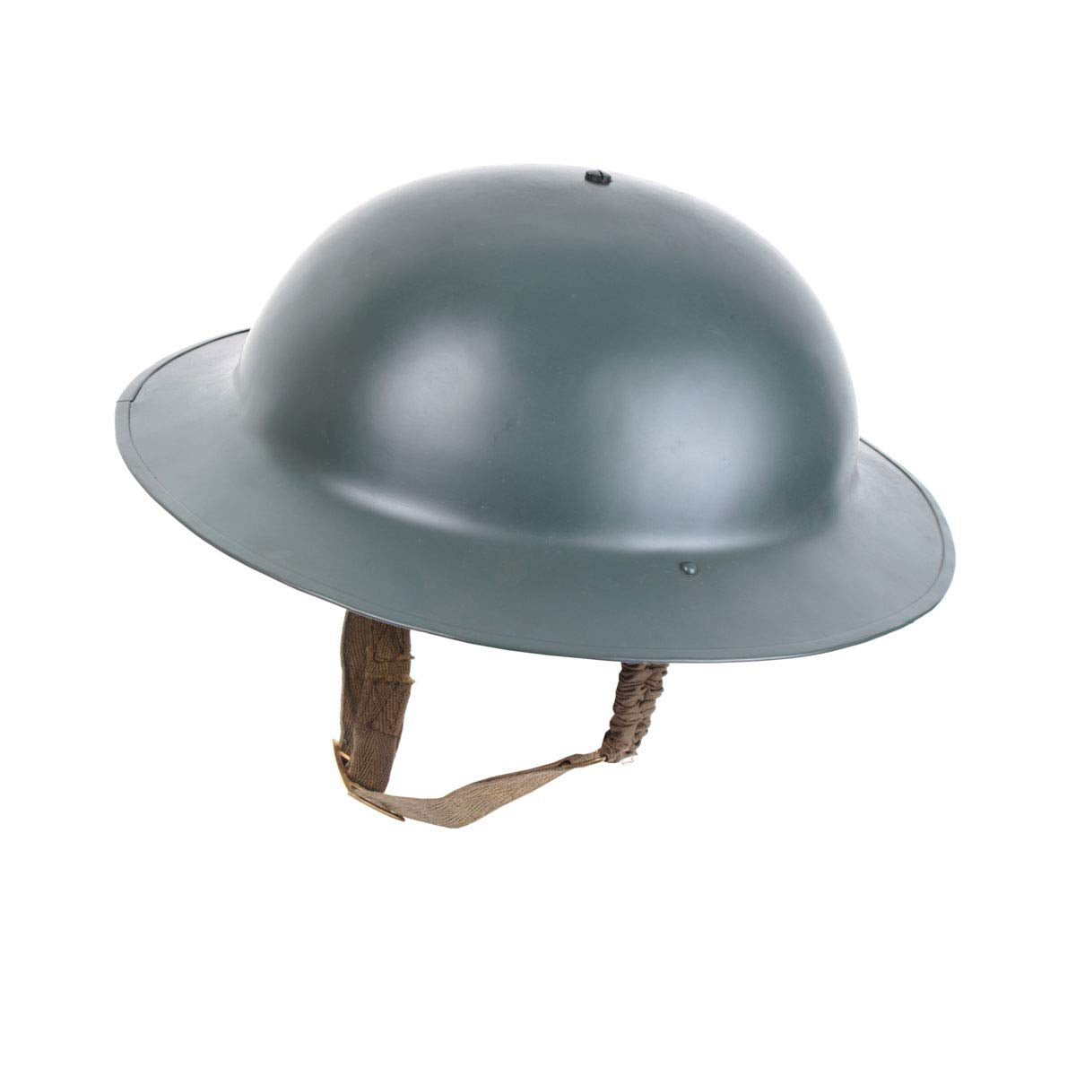 Epic Militaria Reproduction WW2 British Army Brodie Helmet with Chinstrap - Tommy/Doughboy Tin Hat