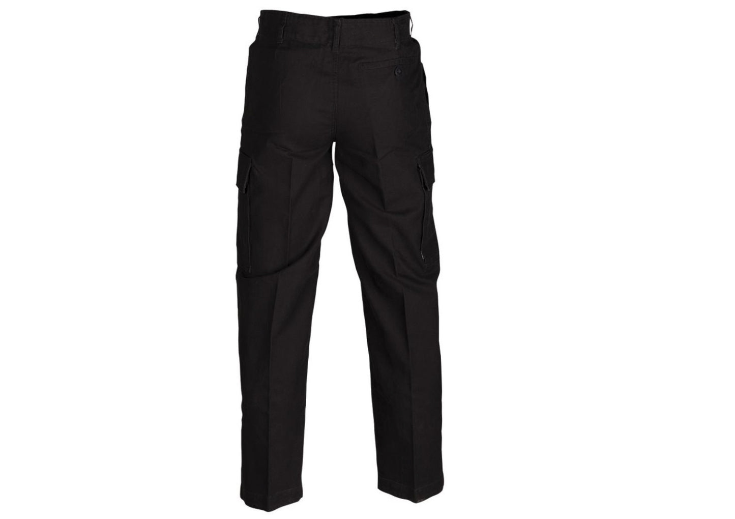 MIL-TEC Military Army Trousers Prewash Moleskin Tactical Field Pants Black