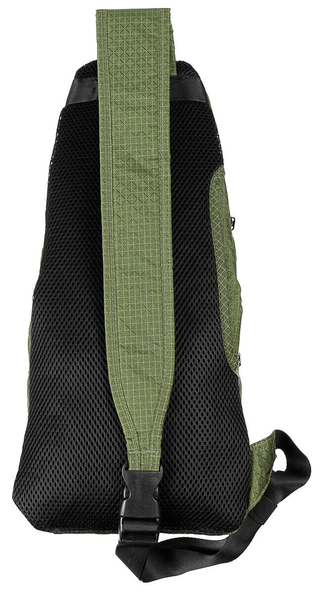Shoulder Bag Military Army Combat Style Deluxe Adjust OD Green, Rip-Stop Nylon