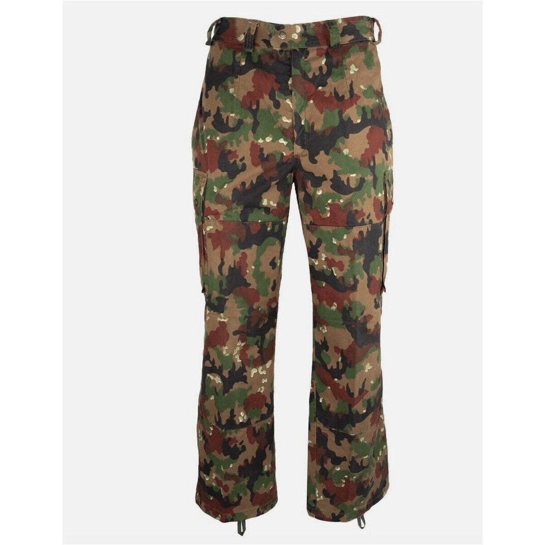 Genuine Swiss Army Field Trousers M83 Original Alpenflage Combat Camo Pants