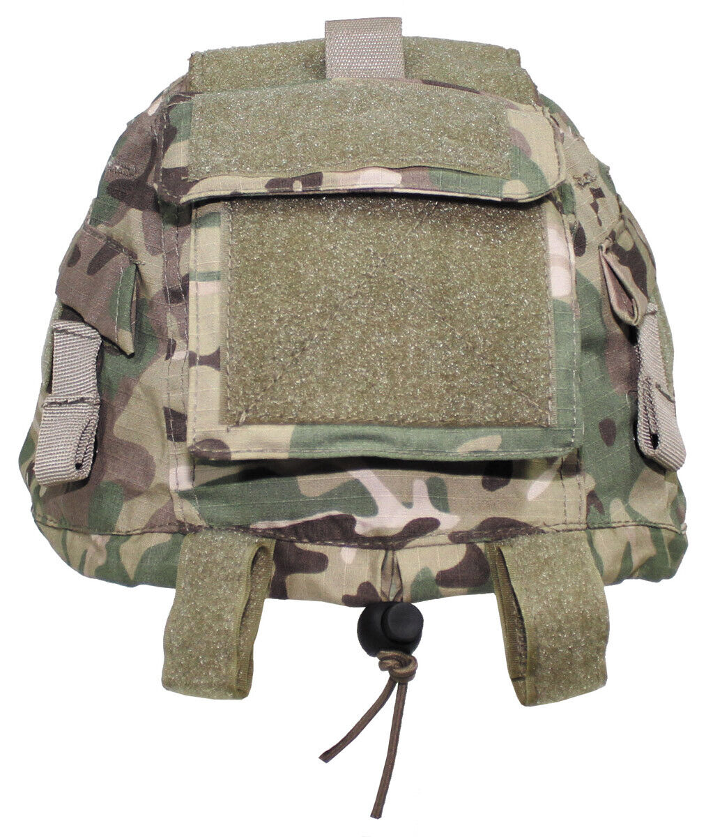 Helmet Cover With Pockets Size-Adjustable Operation-Camo