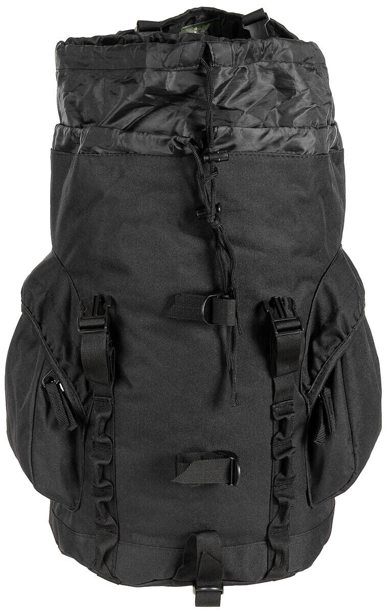 Black Backpack Recon II 25L Adjustable Straps Padded Back Breathable Material
