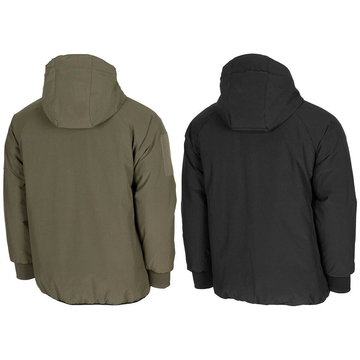 Reversible Thermal Outdoor Military Jacket OD Green/Black Military Outdoor Gear