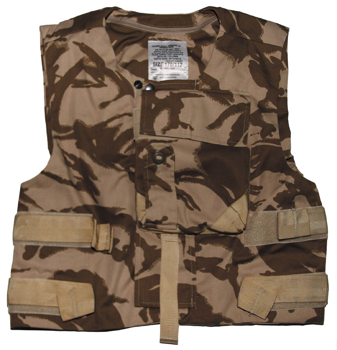 Original British Army Military GB Cover Combat Vest Used