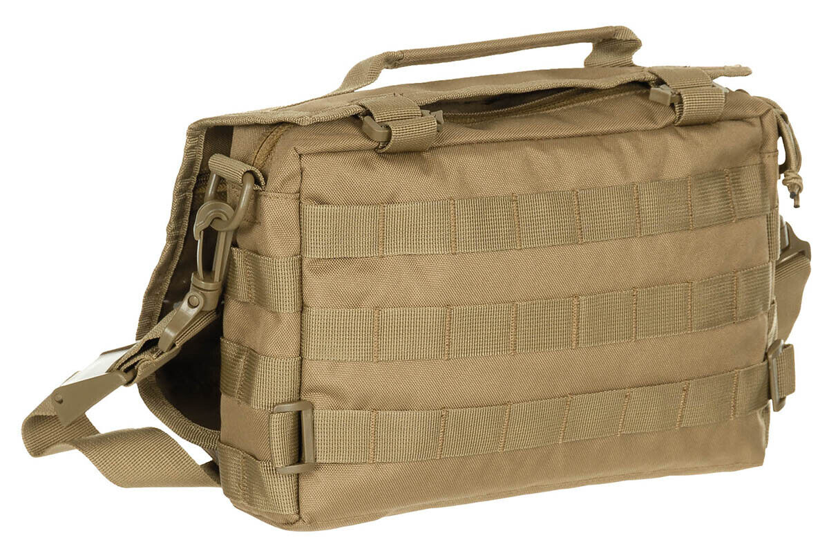 Shoulder Bag Military Army Combat Style Deluxe Adjustable MOLLE Coyote Tan