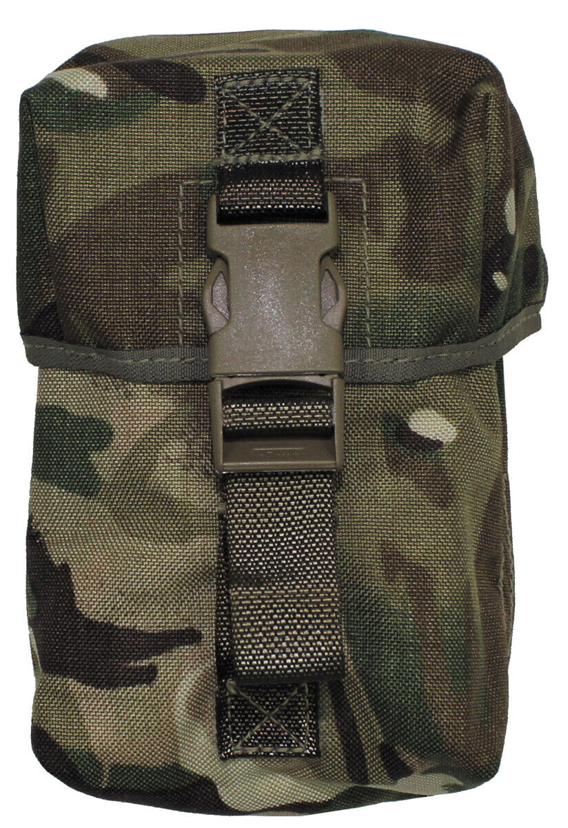 GB Original Military Army Round Pouch UGL 8 Osprey MK IV MTP Camo Used