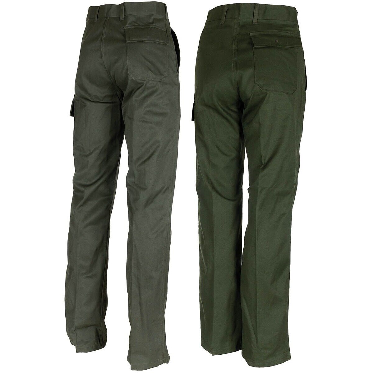 Original Belgian Army M64 Tactical Pants OD Green Military Surplus