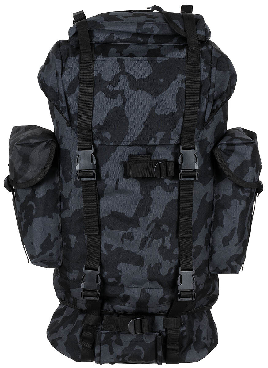 German Army 65L Combat Night Camo Backpack Bundewehr MFH Tactical Airsoft Mili